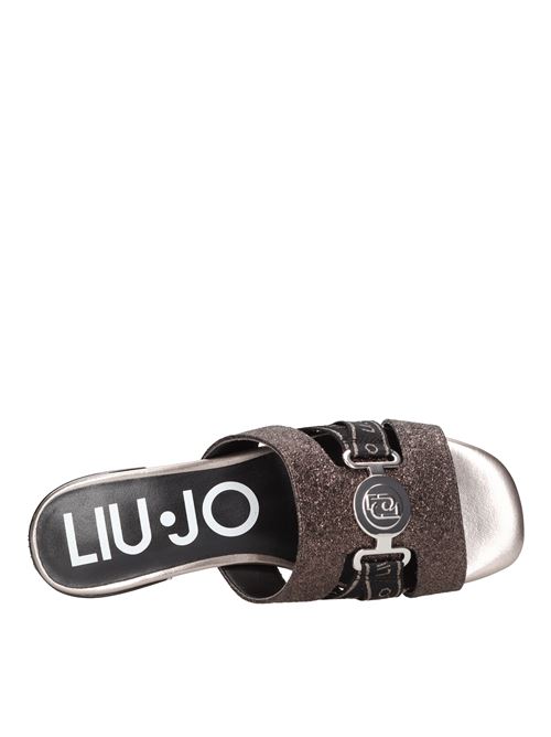 Mules in fabric and eco-leather LIU JO | SA3059 EX135ANTRACITE